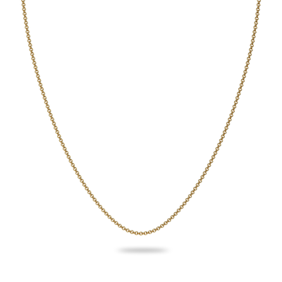 Hoop Chain, 2mm - PASCAL#color_18k-yellow-gold-vermeil