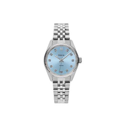 Zeitloses klassisches Diamant-Uhr-Geschenkset