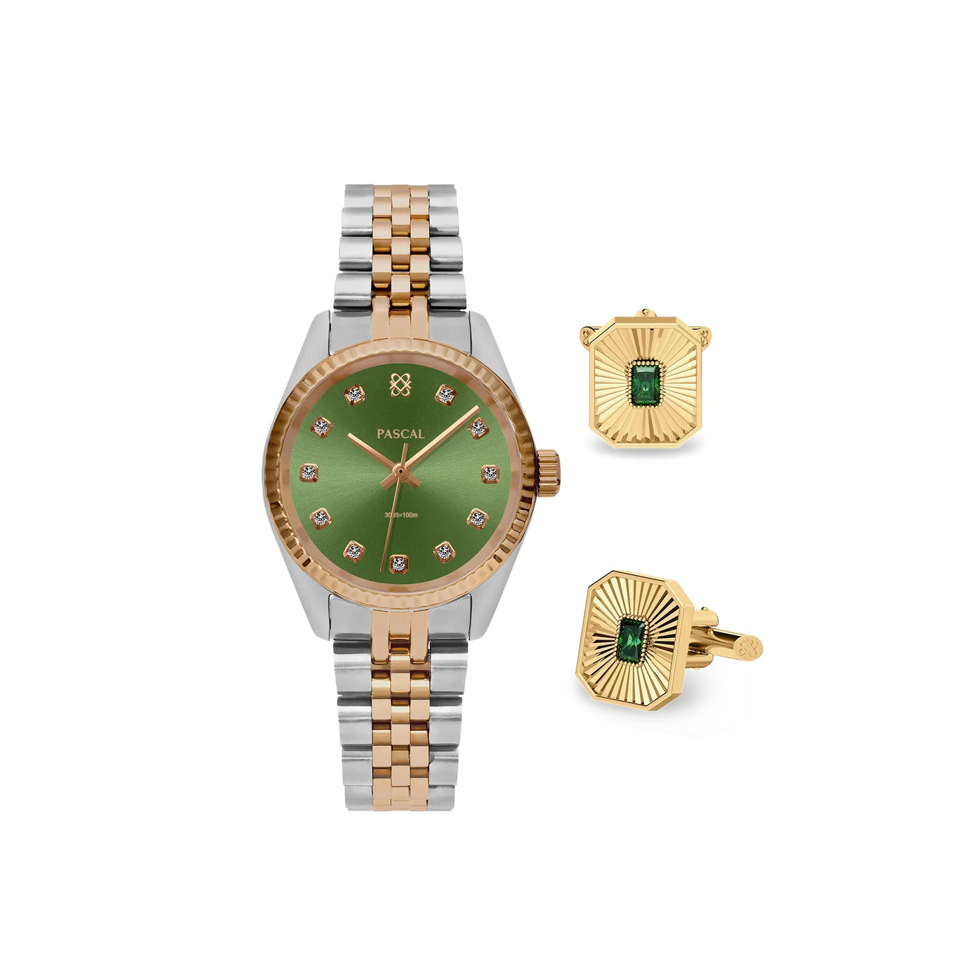 Tidlös klassisk diamantklocka presentset