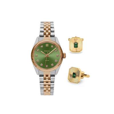 Tidlös klassisk diamantklocka presentset