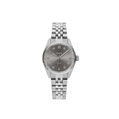 Zeitloses klassisches Diamant-Uhr-Geschenkset