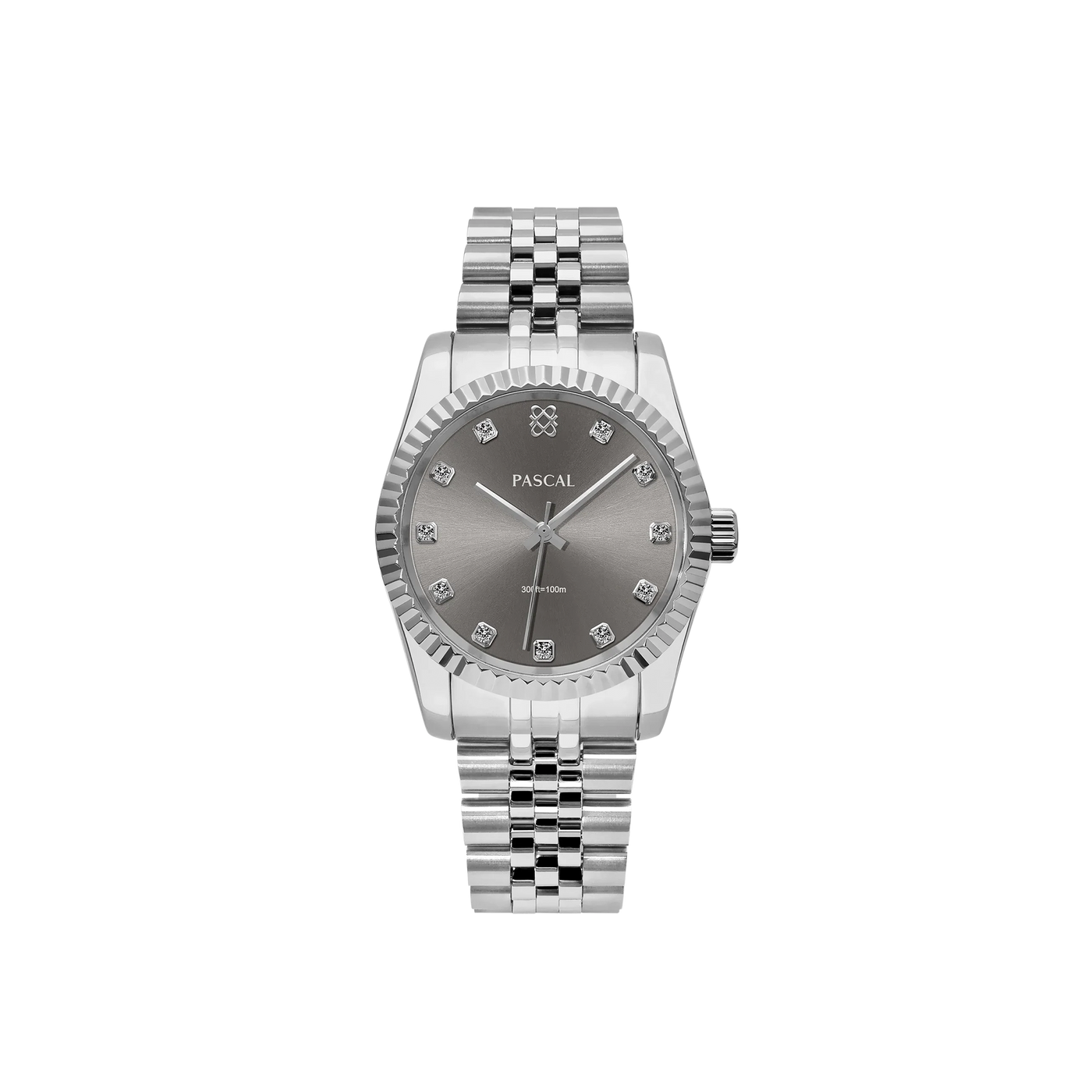 Zeitloses klassisches Diamant-Uhr-Geschenkset