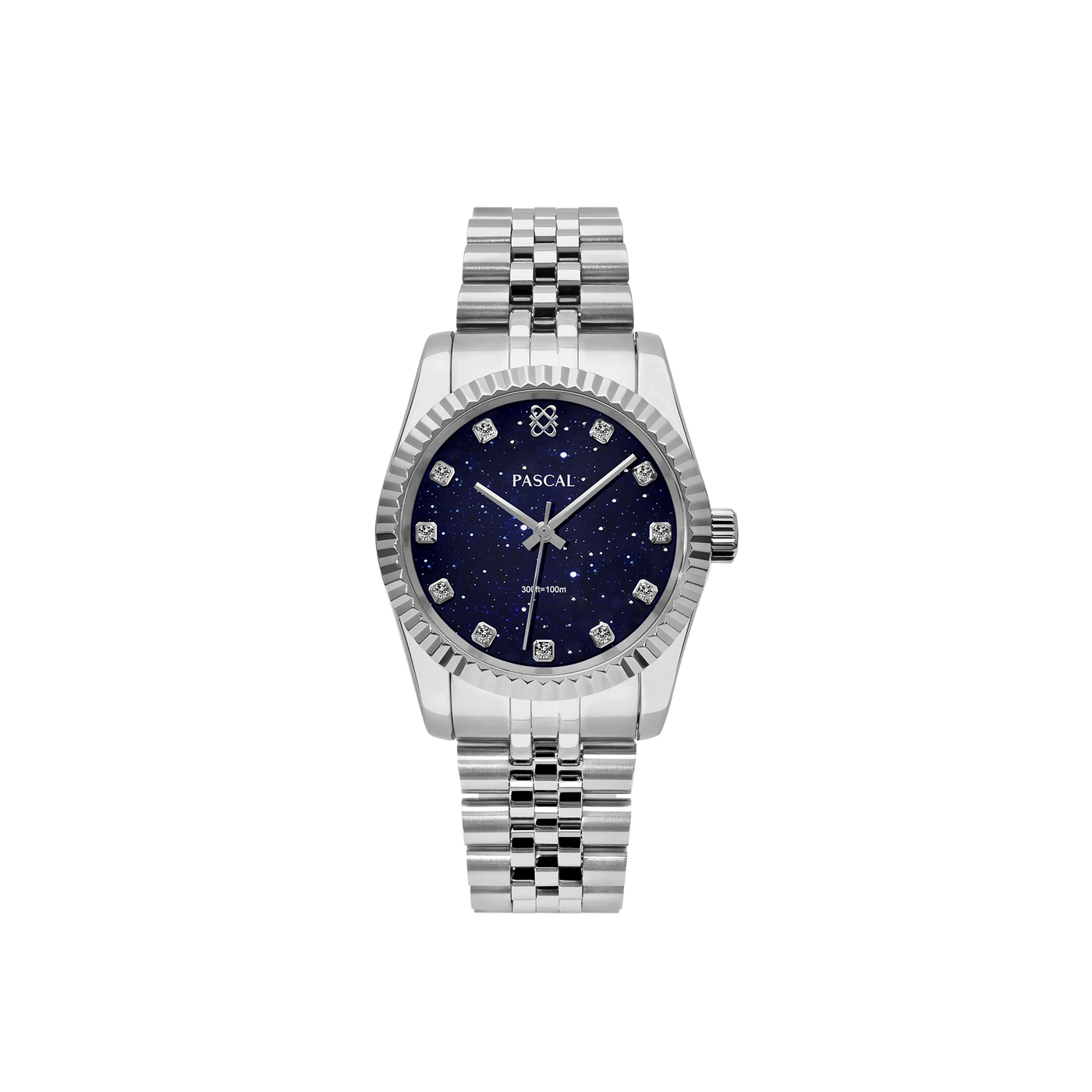 Zeitloses klassisches Diamant-Uhr-Geschenkset