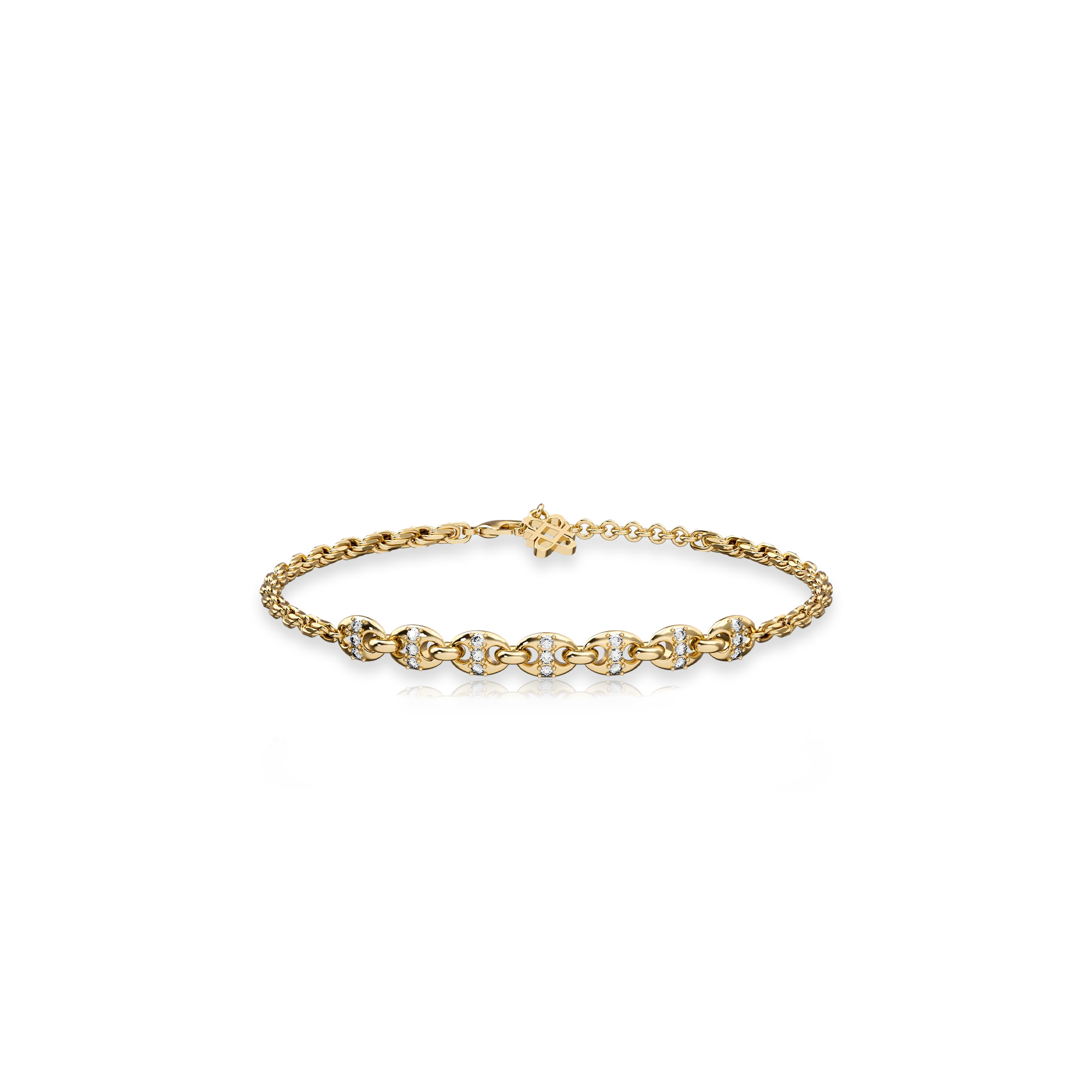 Horsebit Diamond Bracelet - PASCAL