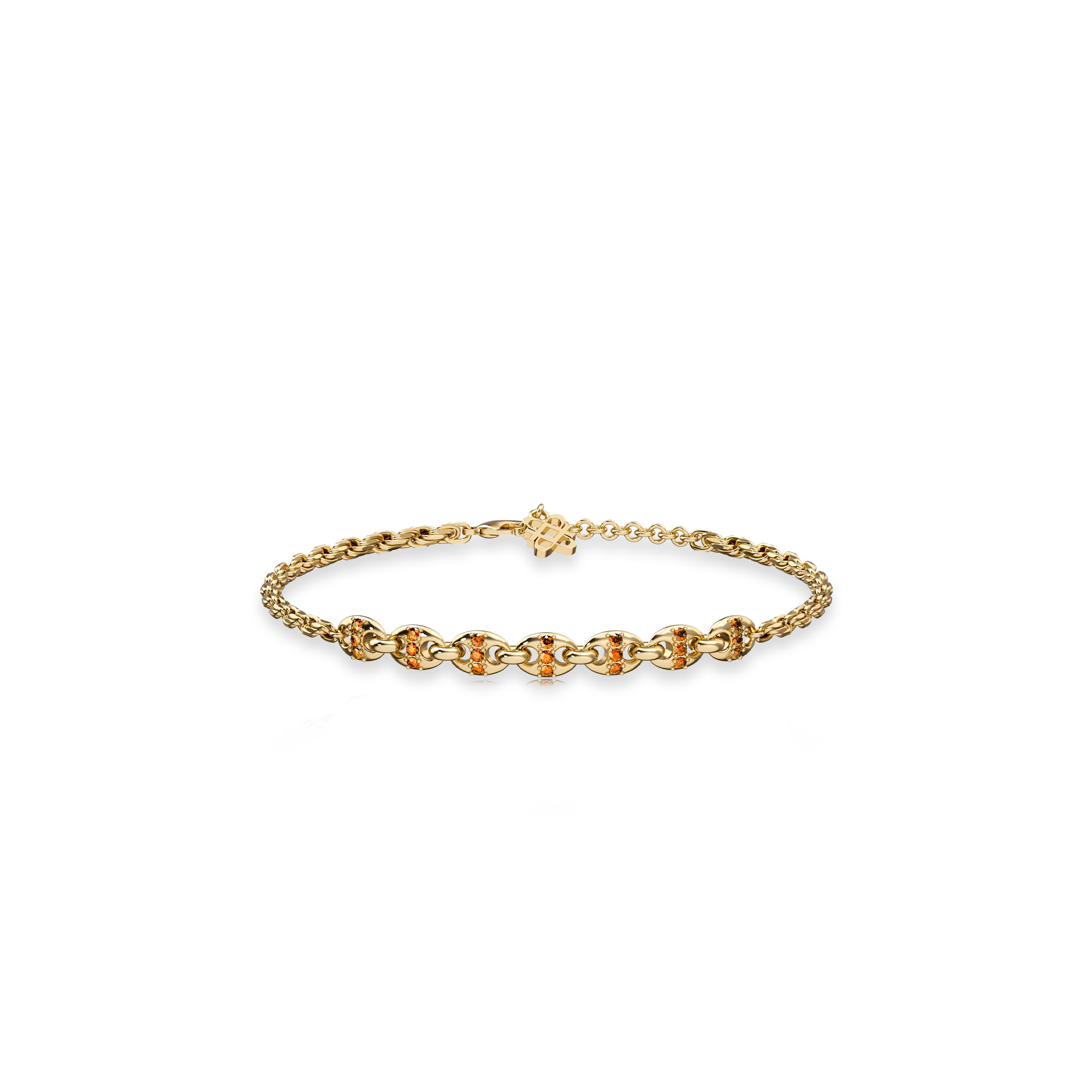 Horsebit Gemstone Bracelet - PASCAL