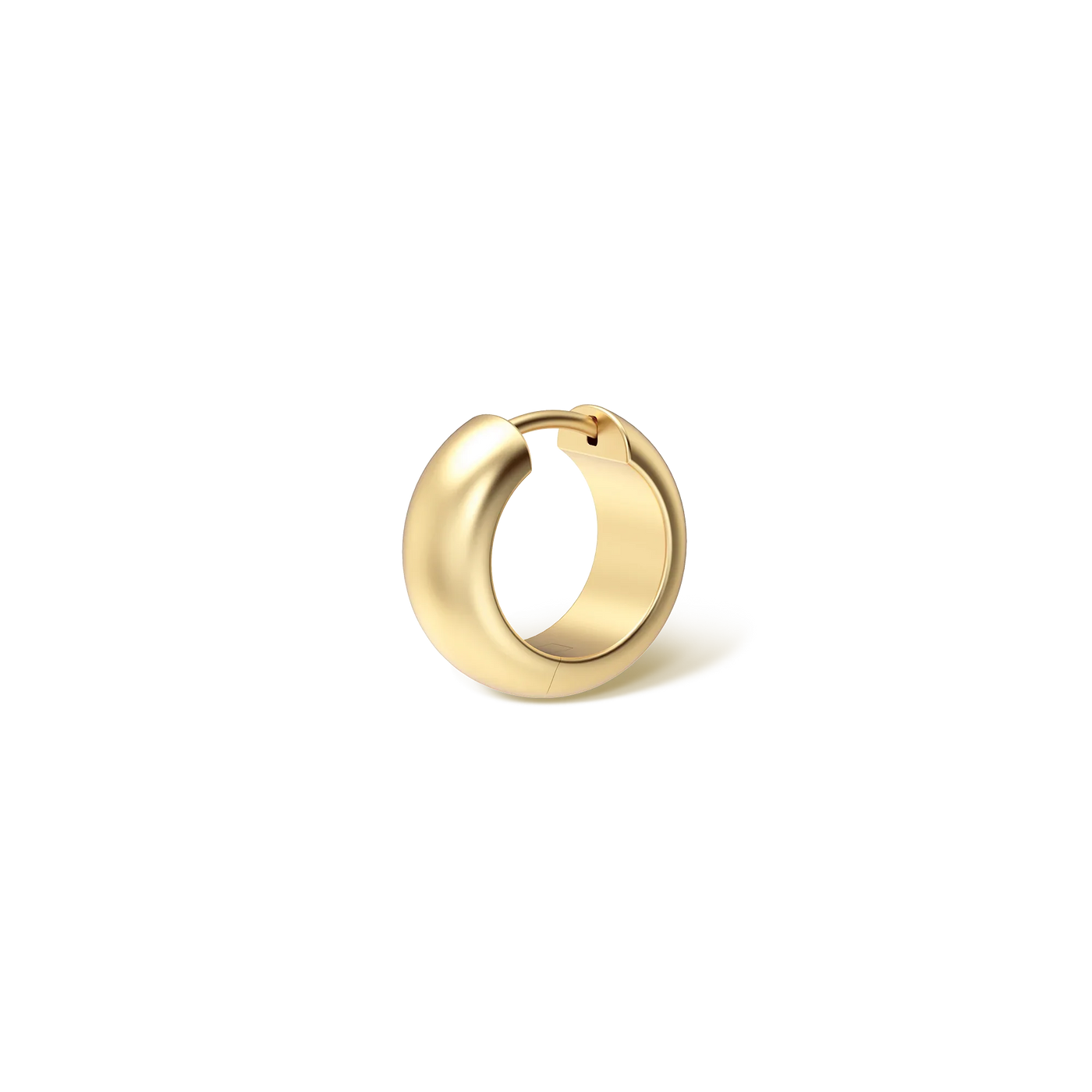 Boucles d'oreilles créoles moyennes épaisses