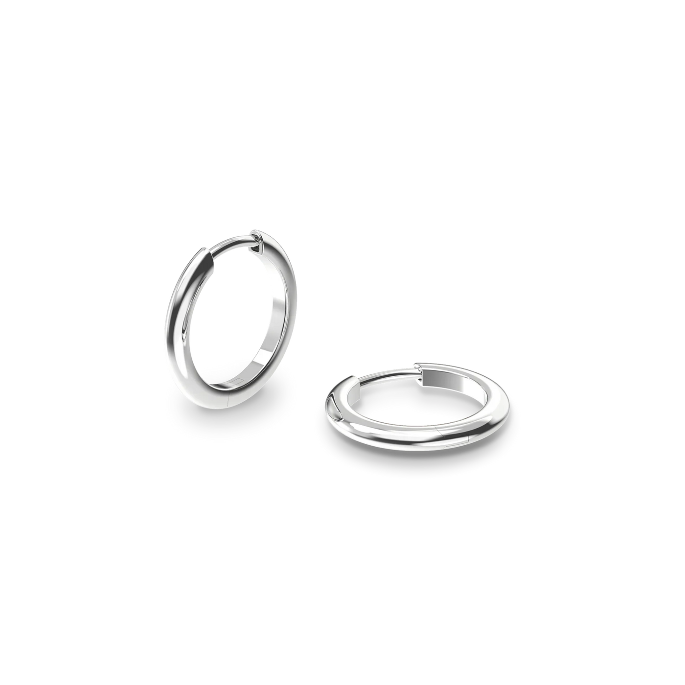 Pendientes de aro medianos delgados