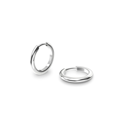 Pendientes de aro medianos delgados