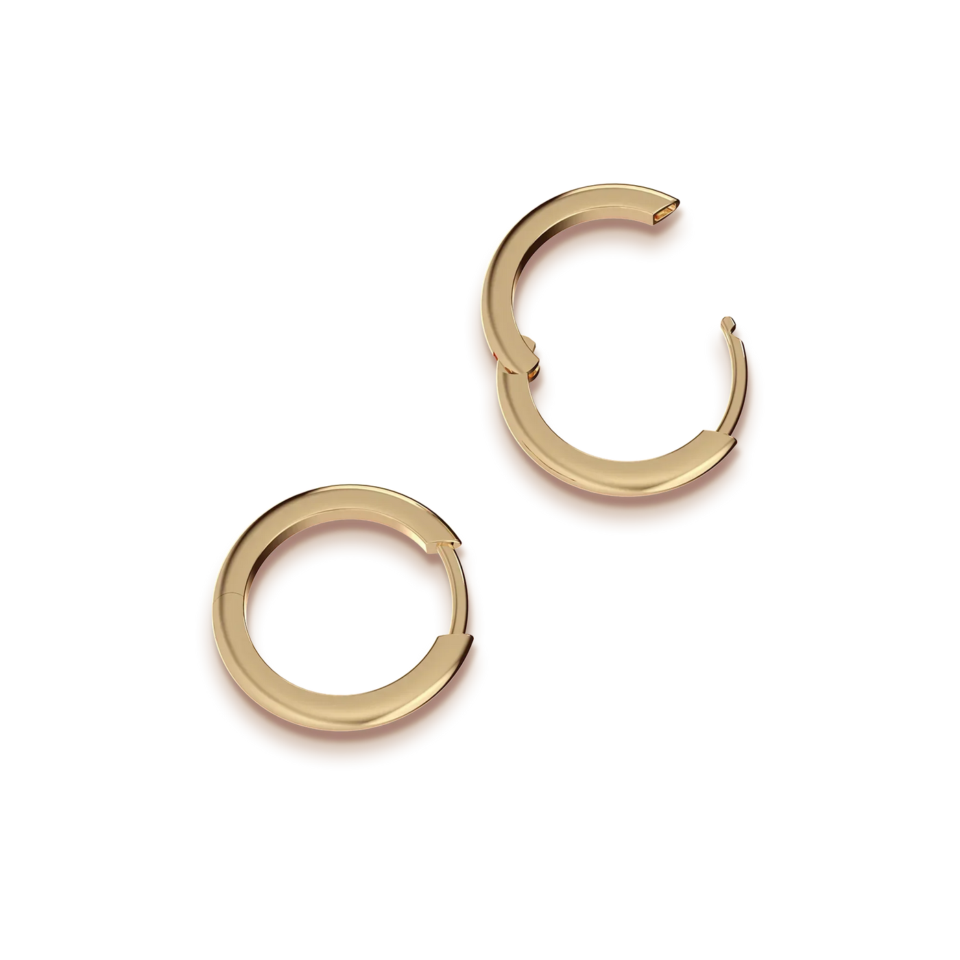 Boucles d'oreilles créoles fines moyennes