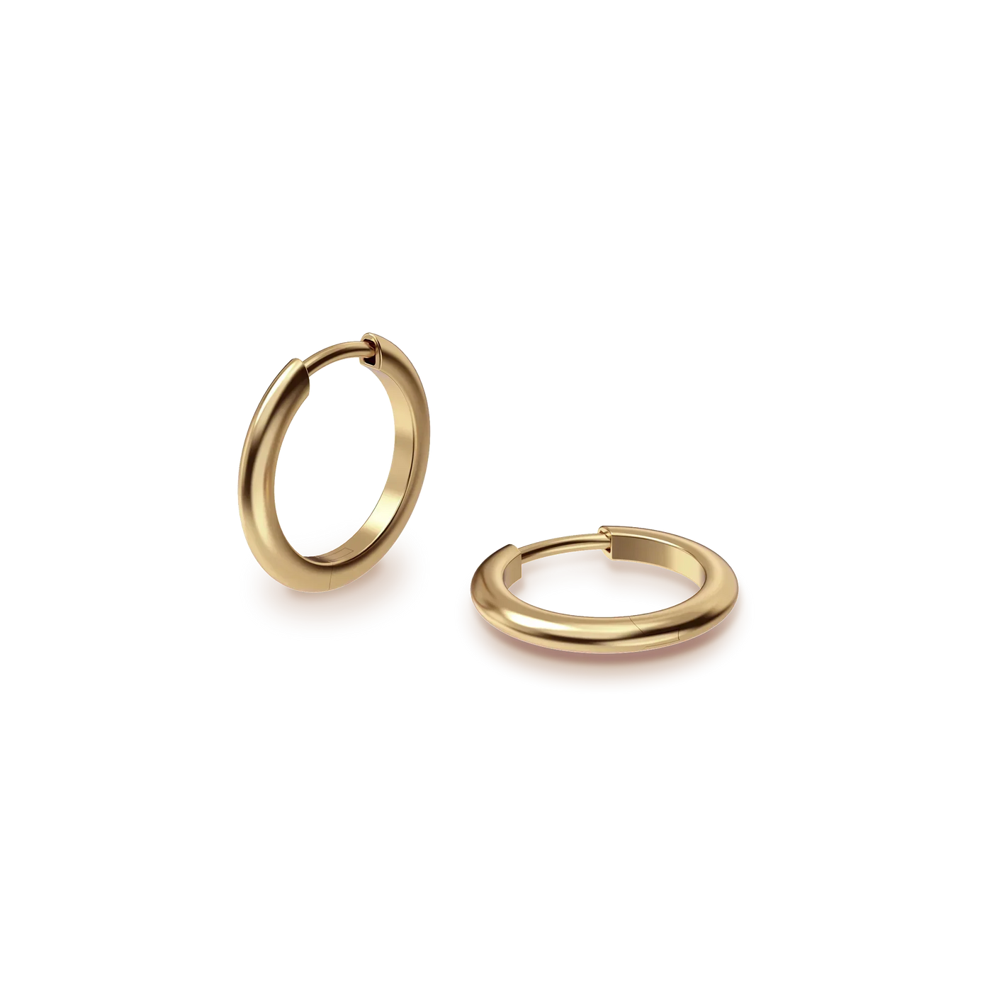 Boucles d'oreilles créoles fines moyennes