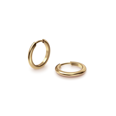 Boucles d'oreilles créoles fines moyennes