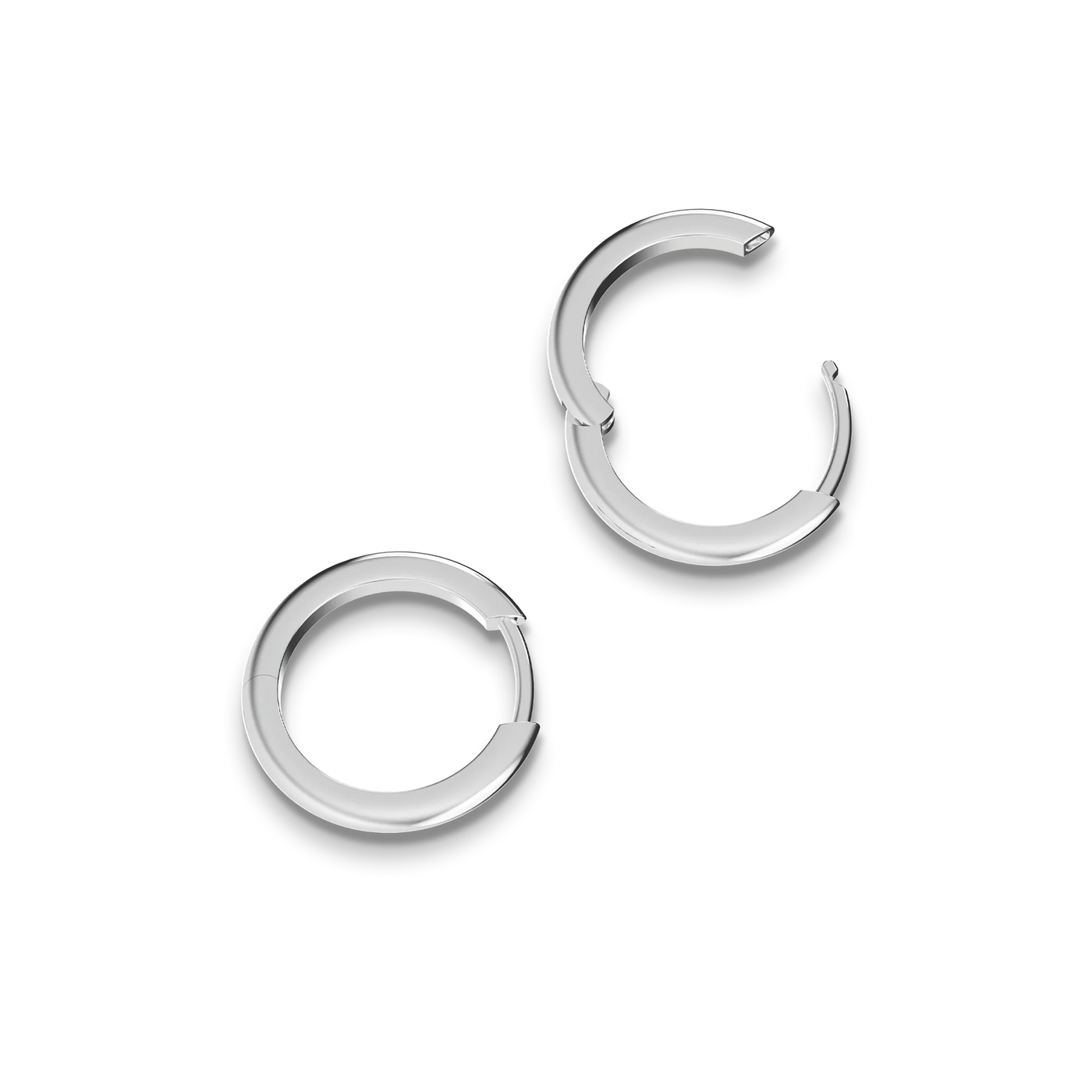 Pendientes de aro medianos delgados