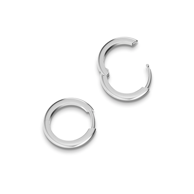 Pendientes de aro medianos delgados