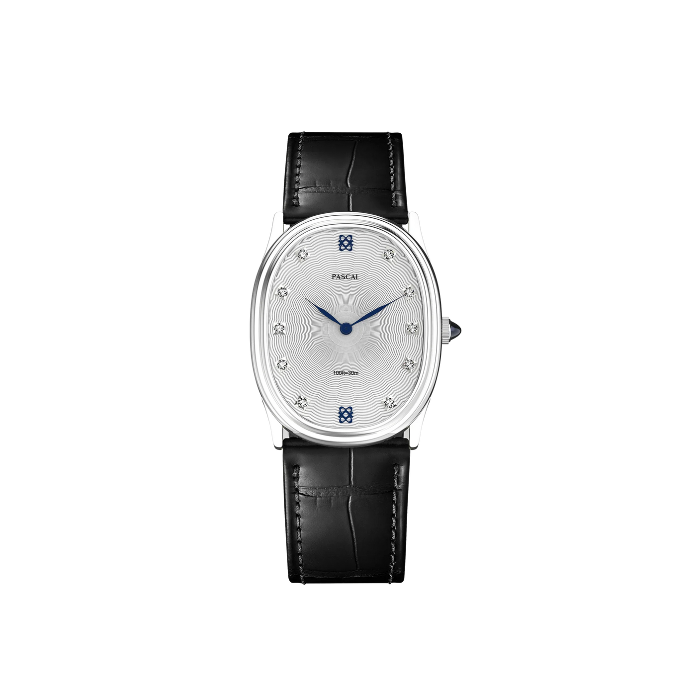 Conjunto de Presente Relógio Oval Orbit com Diamante