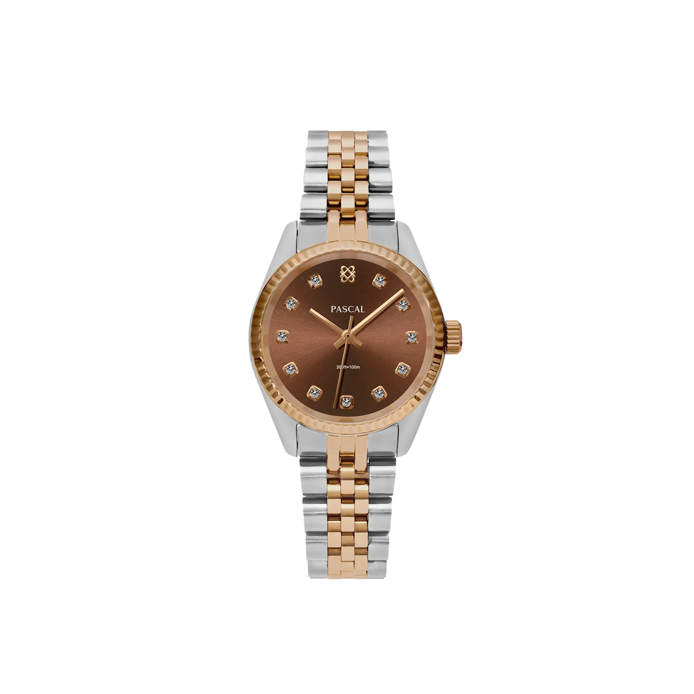 Zeitloses klassisches Diamant-Uhr-Geschenkset