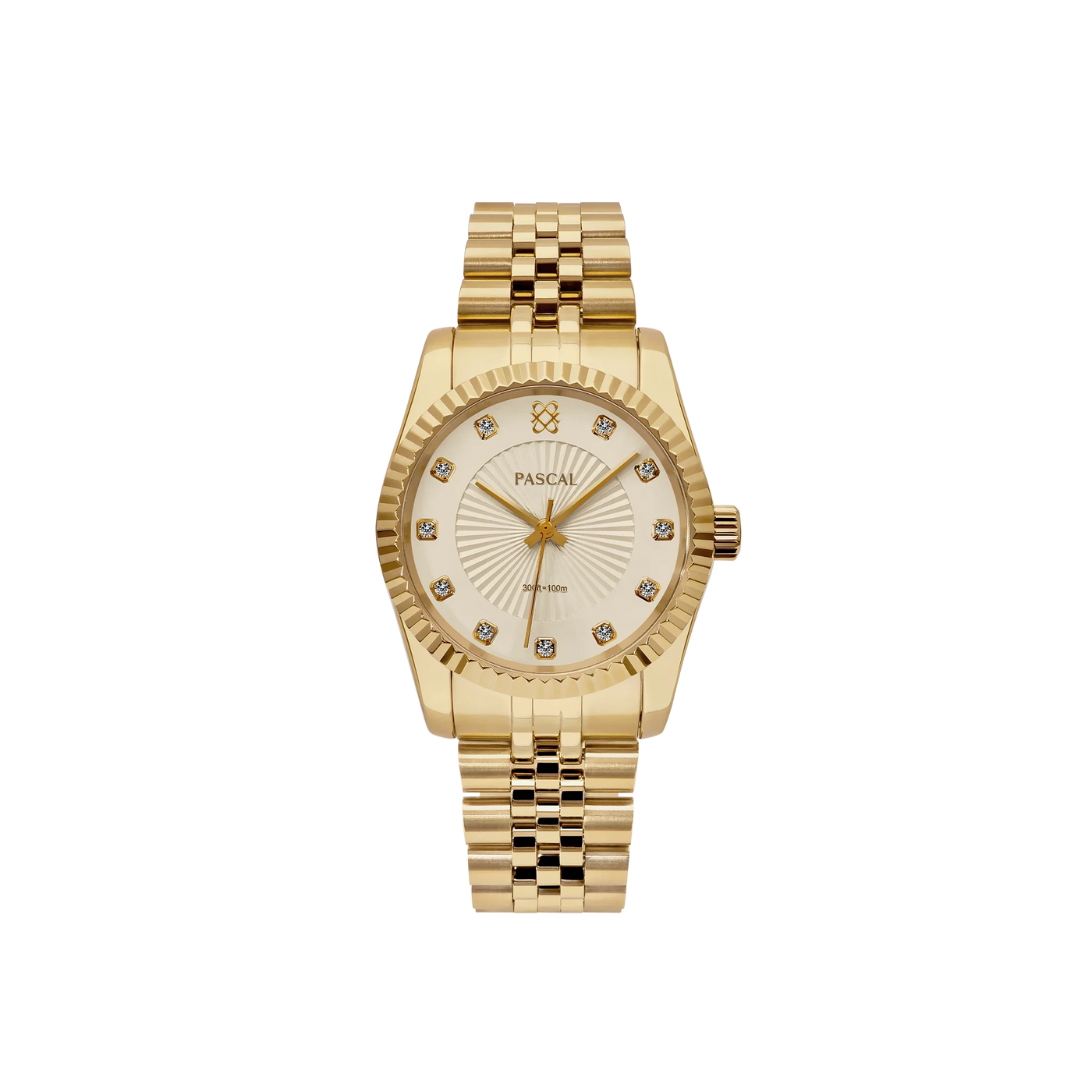 Zeitloses klassisches Diamant-Uhr-Geschenkset