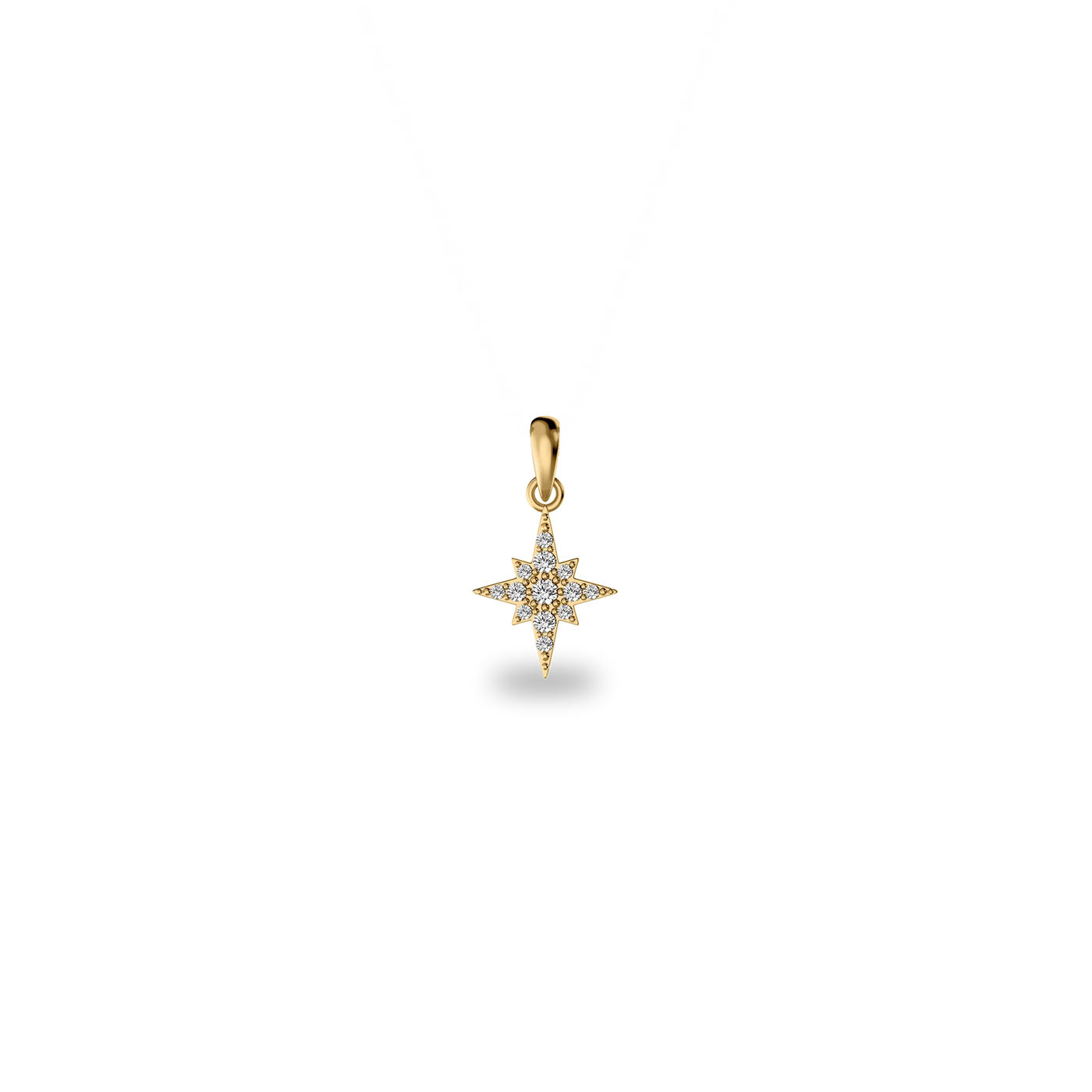 Collar de diamantes Estrella Brillante