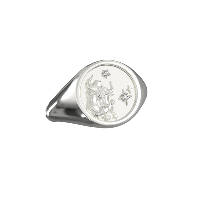 Taurus Small Signet Ring