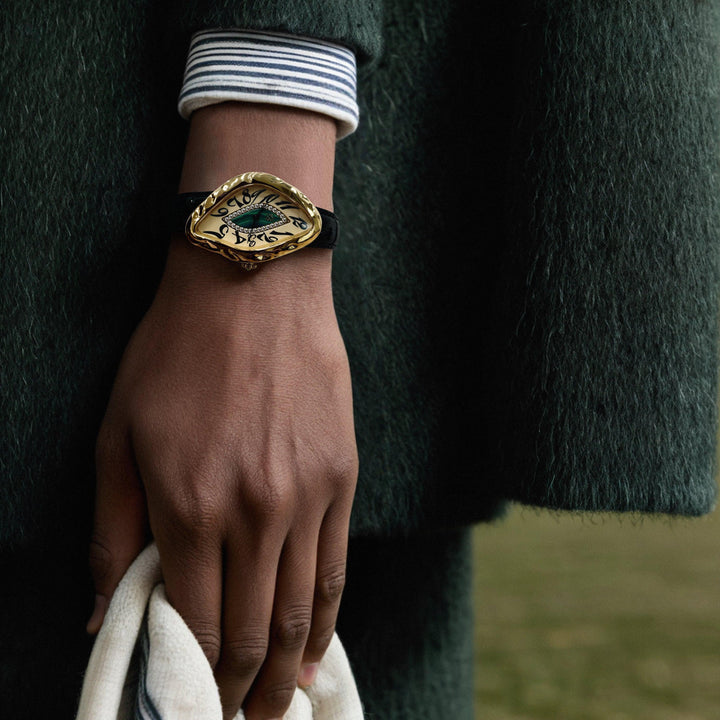 超希少/稼働品✨Via Romana cassia 腕時計 ゴールド オパール Paradoxe Salvador Dali Watch: Diamond Gilded Forest | PASCAL