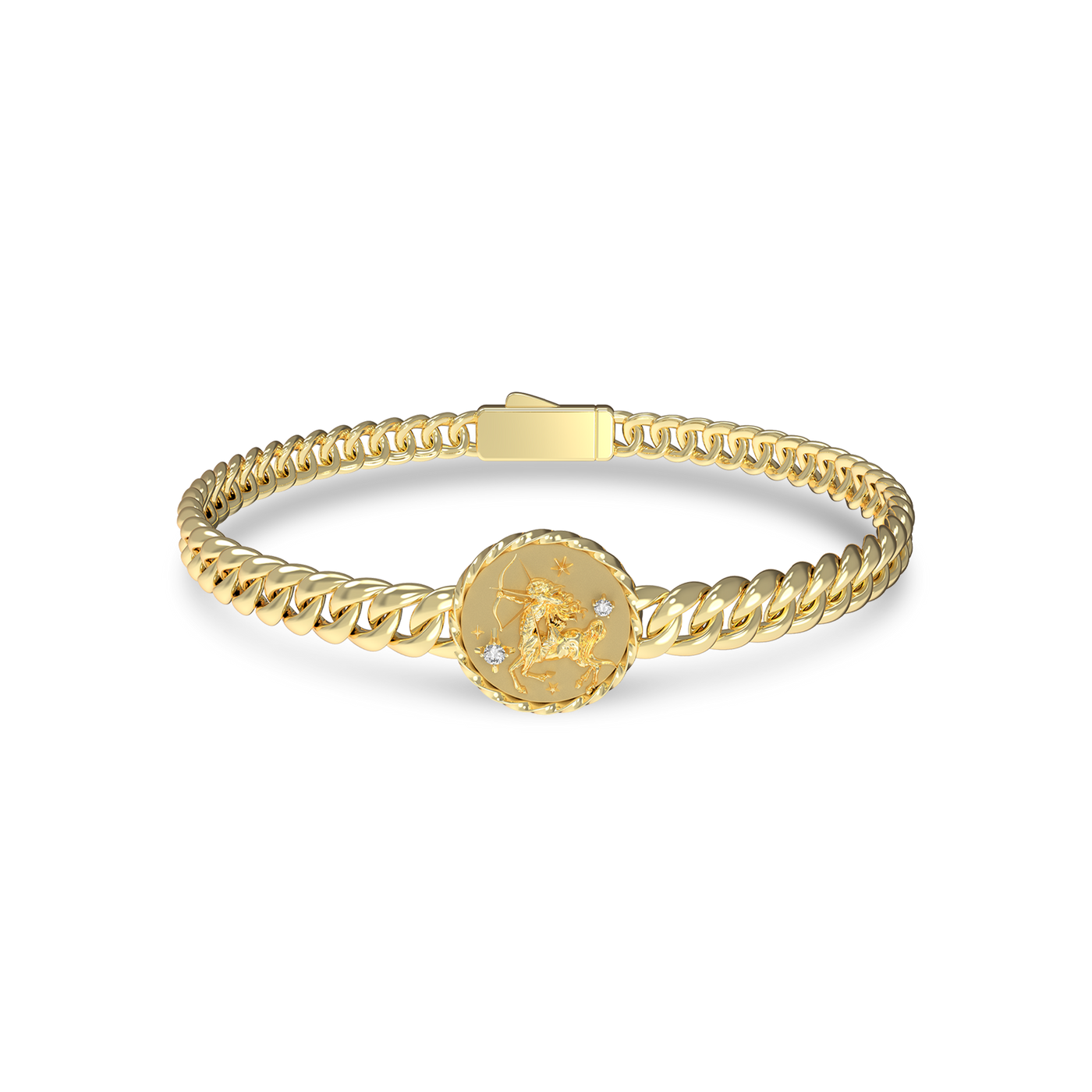 Sagittarius Amulet Cuban Bracelet