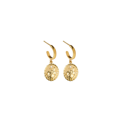 Aquarius Amulet Earrings