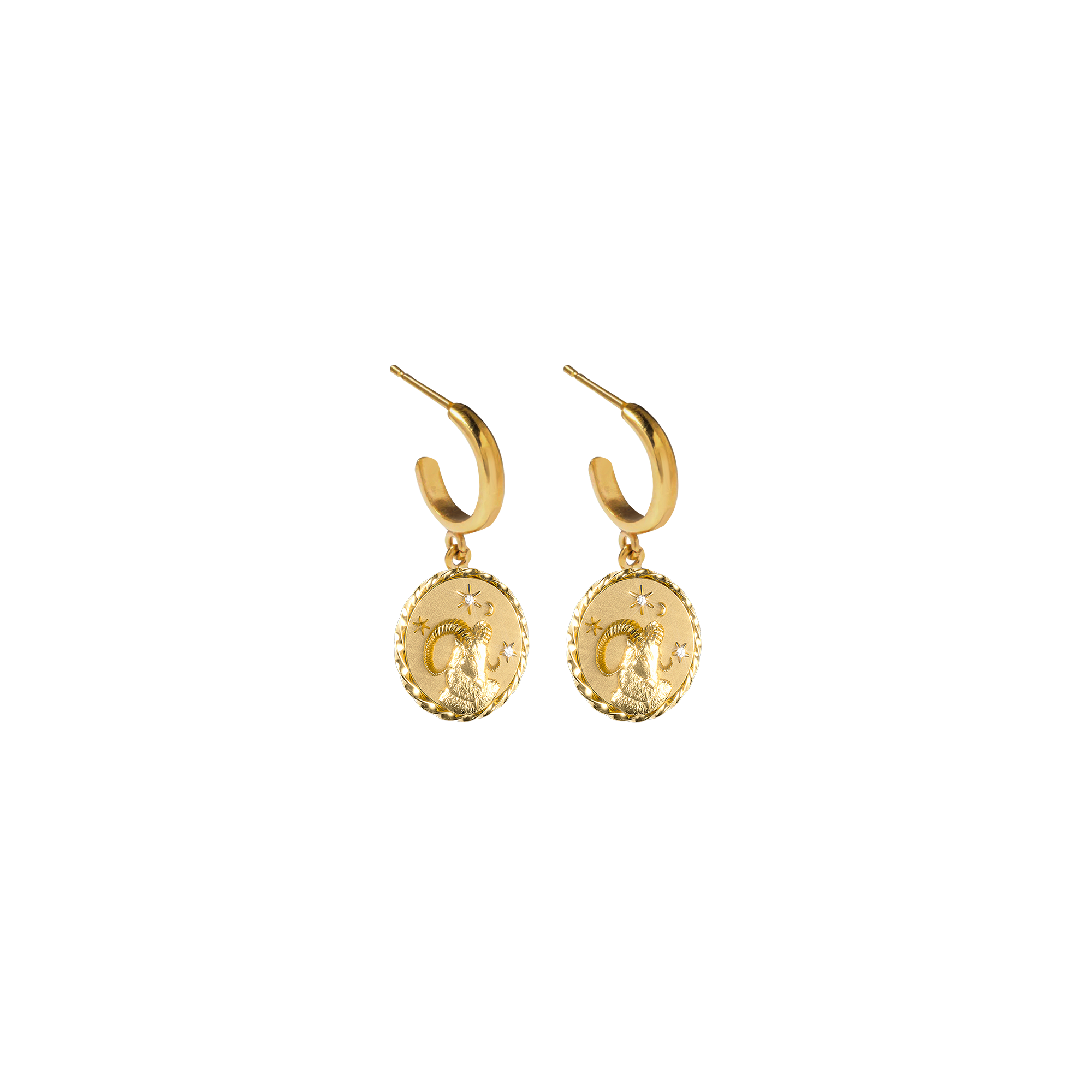 Aries Amulet Earrings | Pascal Official
