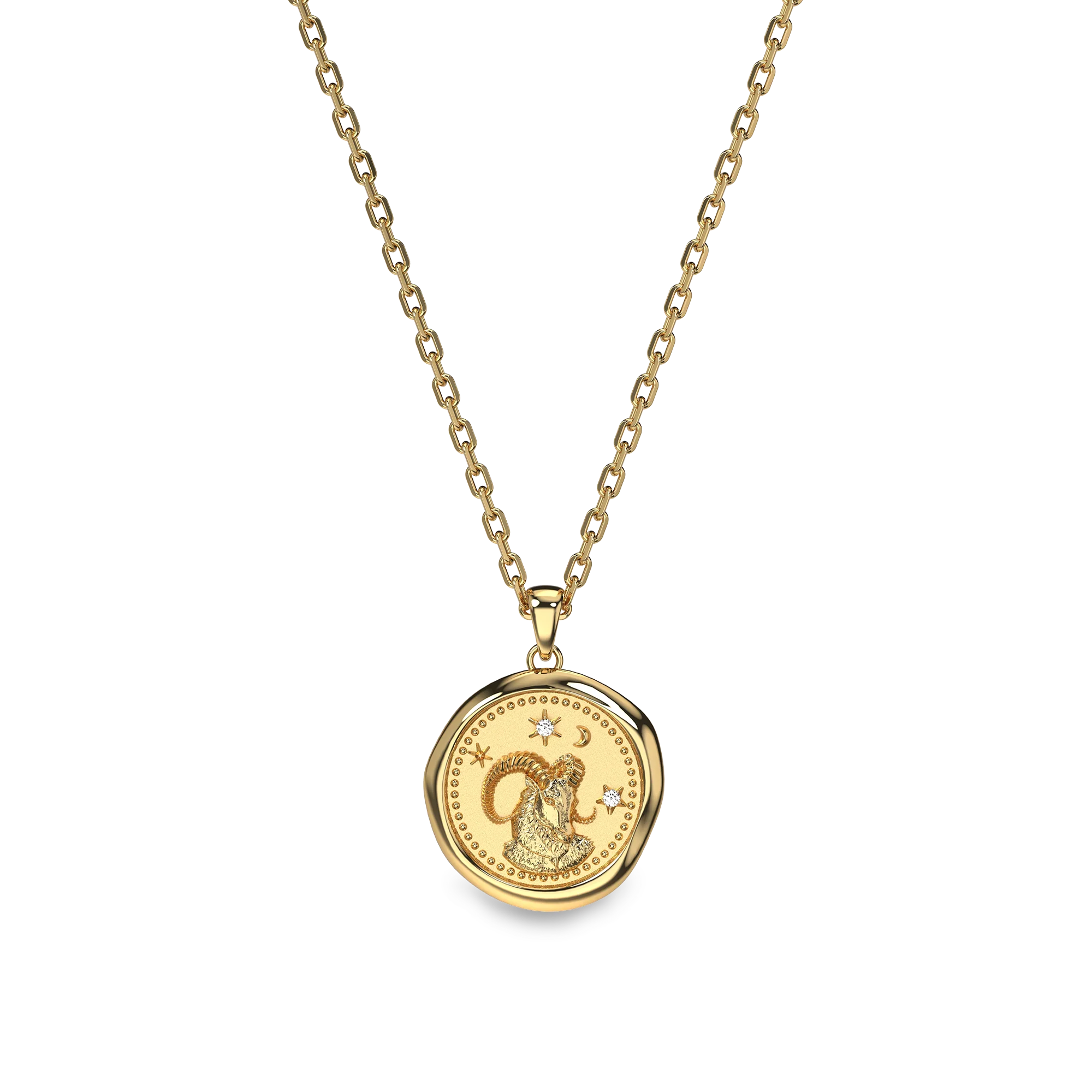 AstroSeal Aries Diamond Necklace- PASCAL