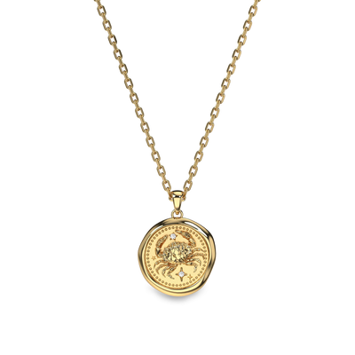 AstroSeal Cancer Diamond Necklace- PASCAL