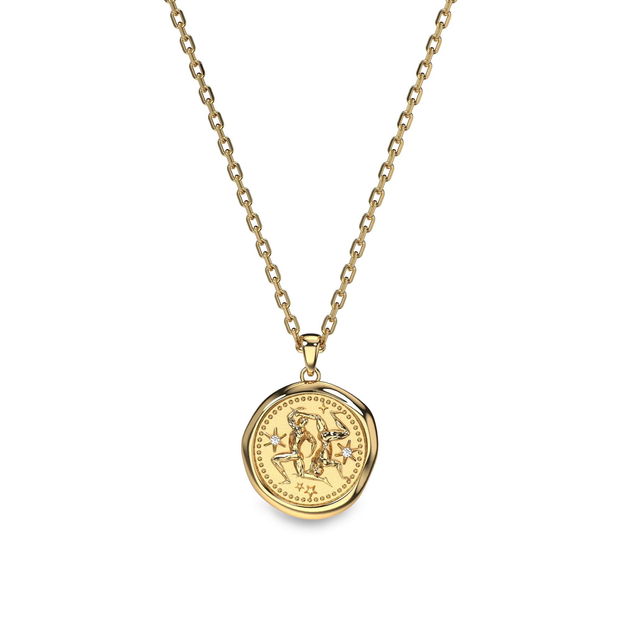 AstroSeal Gemini Diamond Necklace- PASCAL