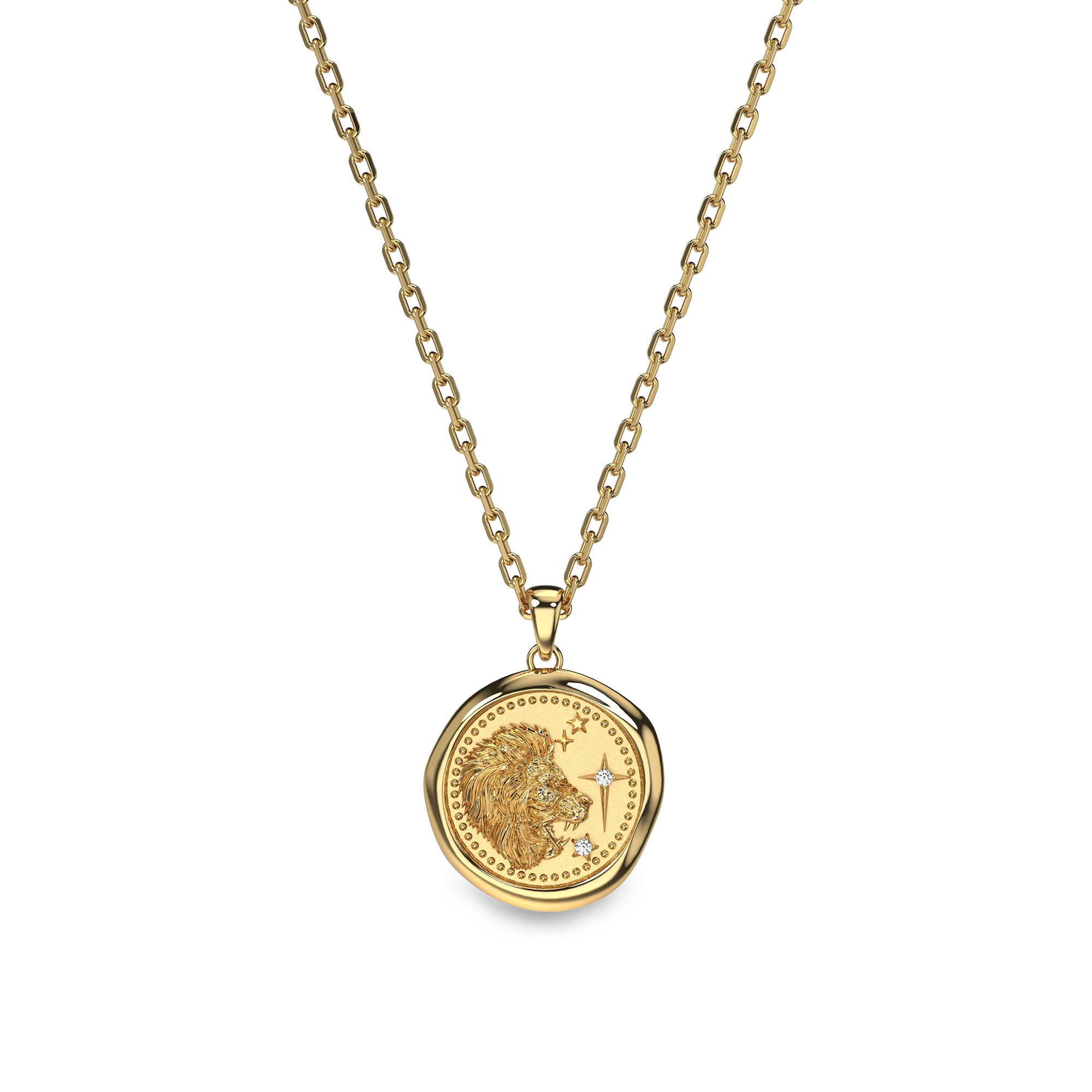 AstroSeal Leo Diamond Necklace- PASCAL