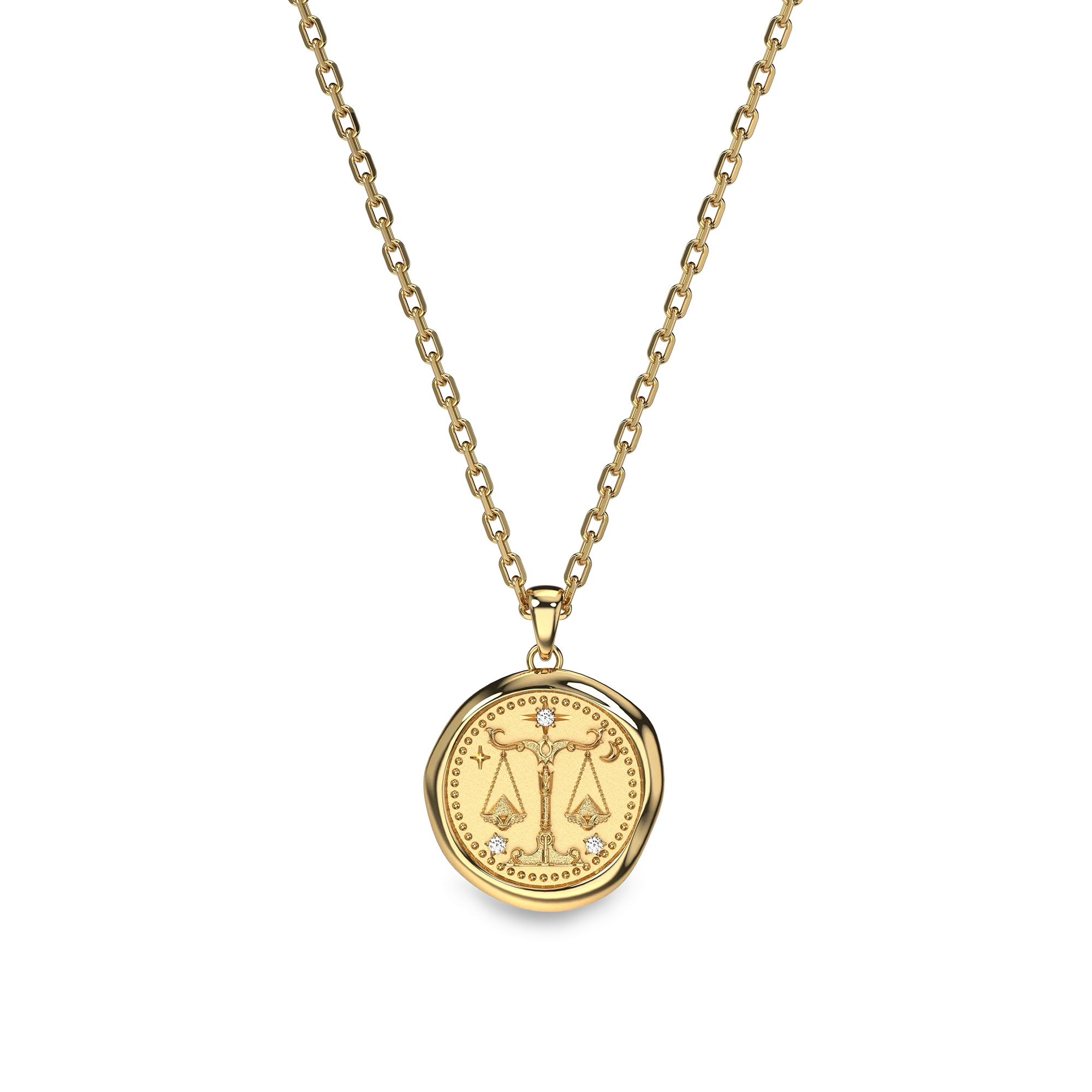 AstroSeal Libra Diamond Necklace- PASCAL