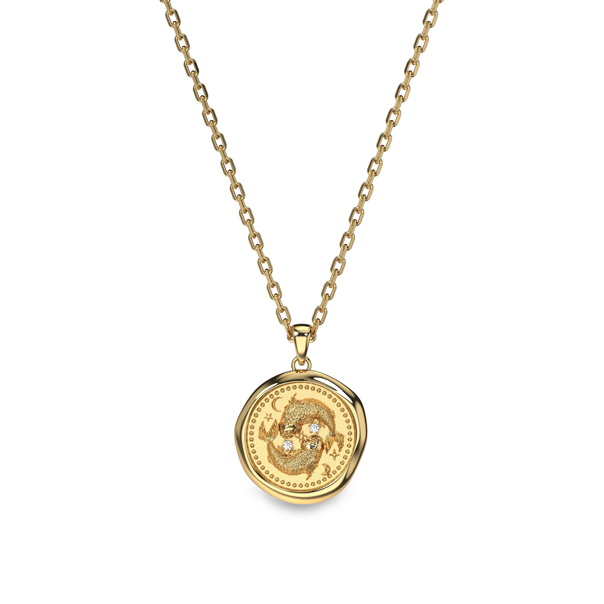 AstroSeal Pisces Diamond Necklace- PASCAL