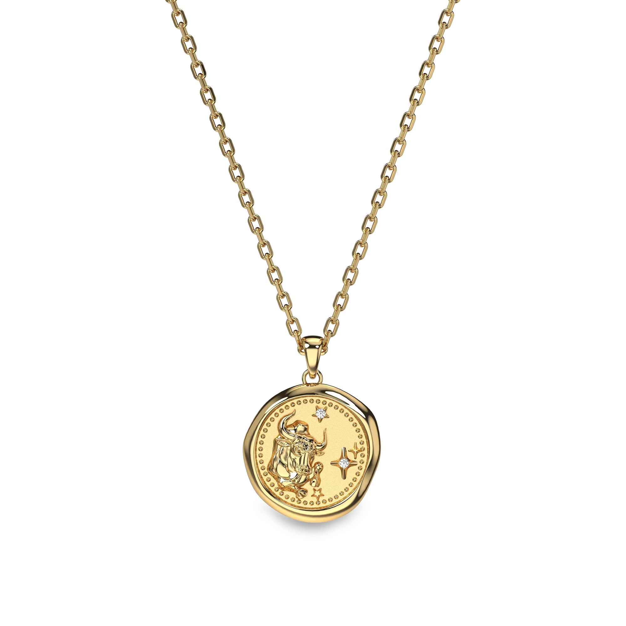 AstroSeal Taurus Diamond Necklace- PASCAL