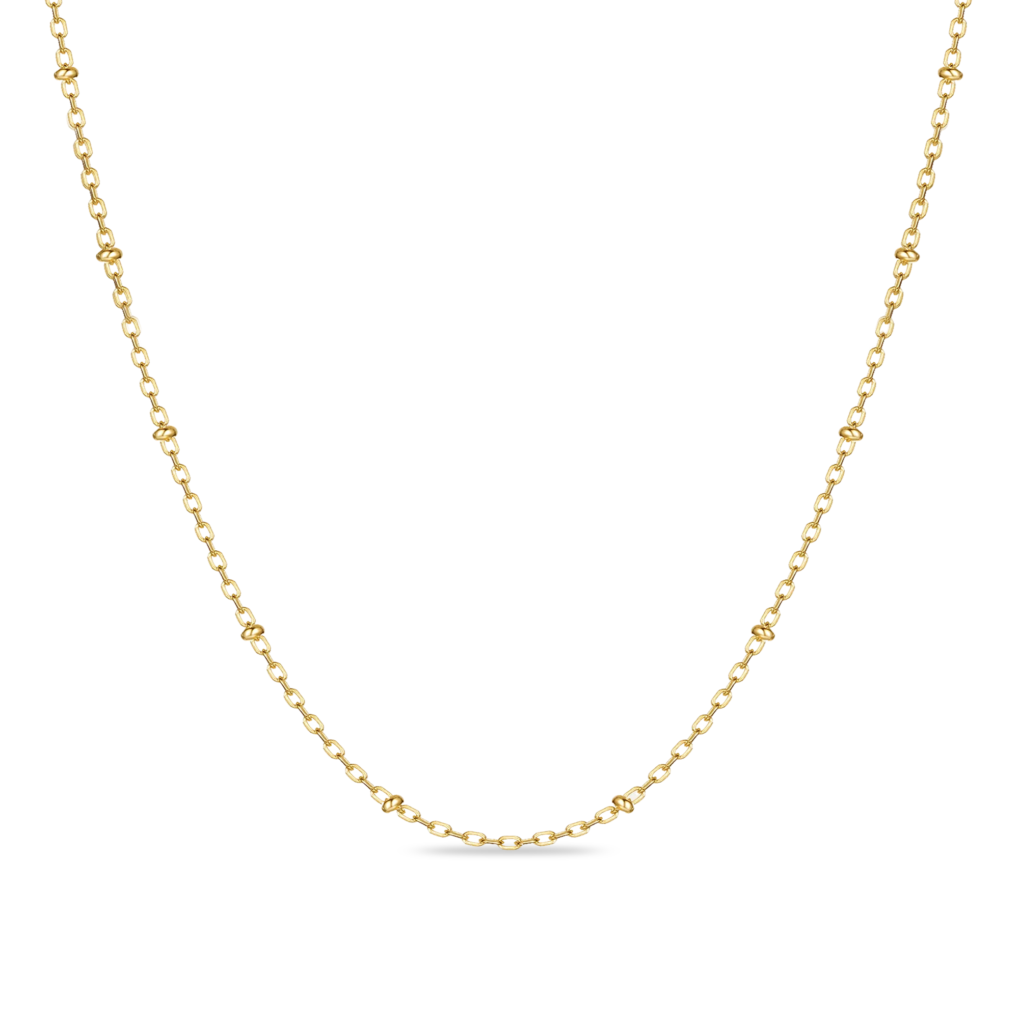 Bead Clavicle Chain, 1.5mm - PASCAL
