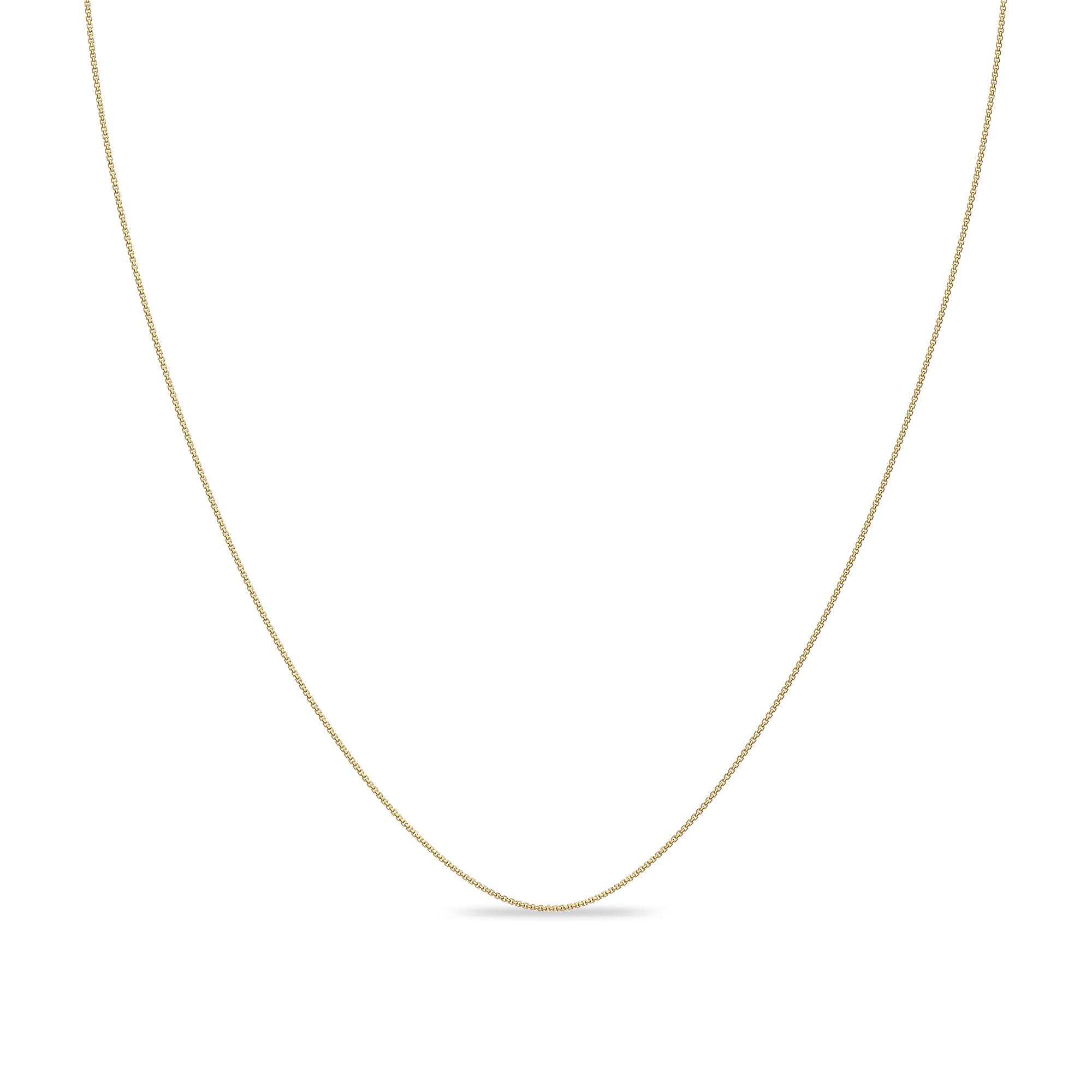 Box Chain, 0.8mm - PASCAL#color_18k-yellow-gold-vermeil
