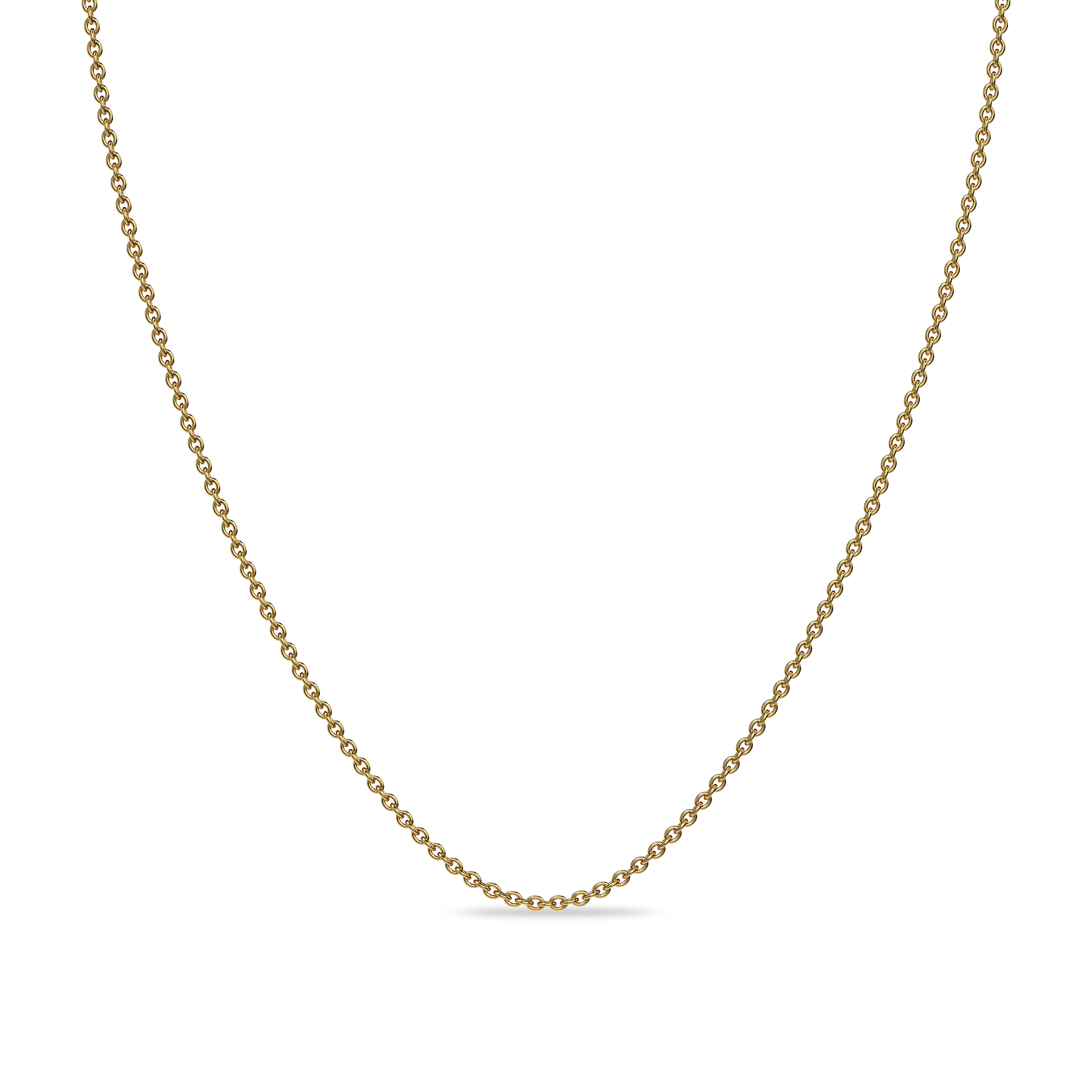 Cable Chain, 2mm - PASCAL#color_18k-yellow-gold-vermeil