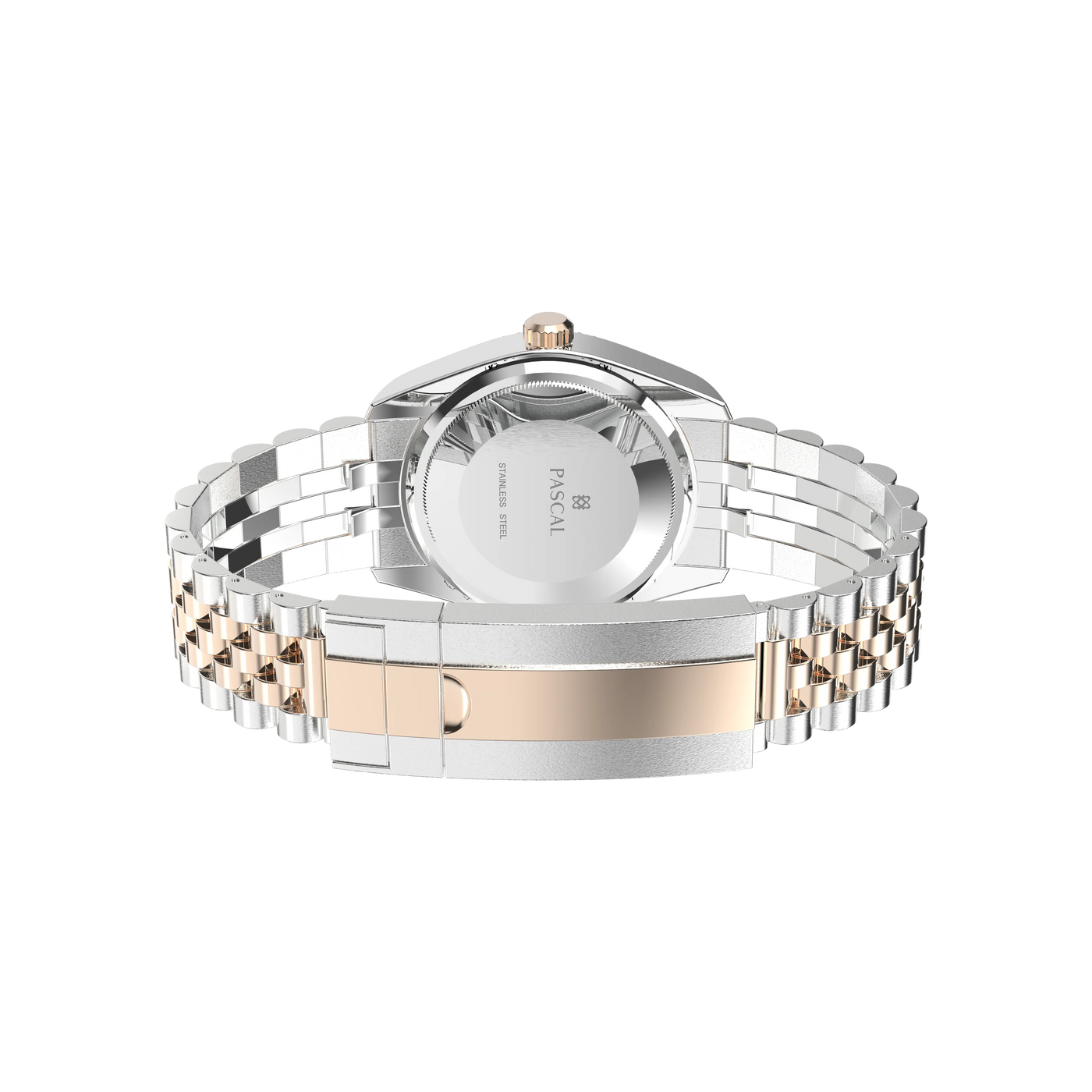 Reloj Pascal Royal Luxe con diamantes (bisel de algodón de azúcar)