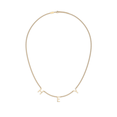 Minimalist Diamond Letter Necklace