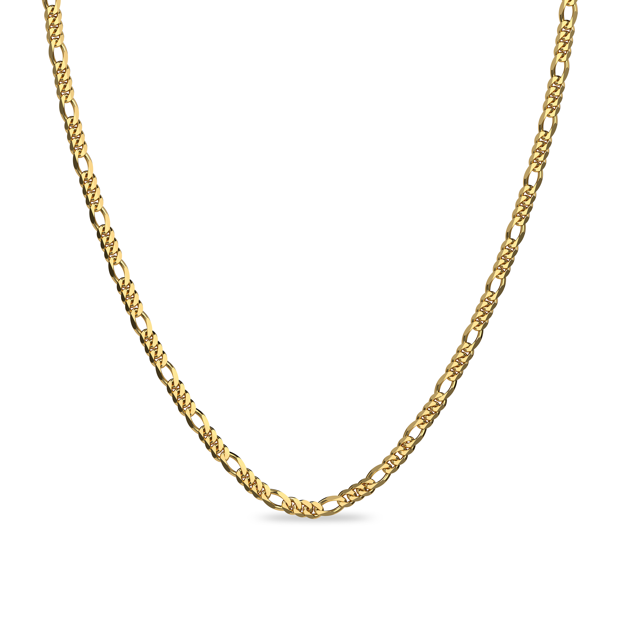 Filia Curb Chain, 4mm - PASCAL#color_18k-yellow-gold-vermeil