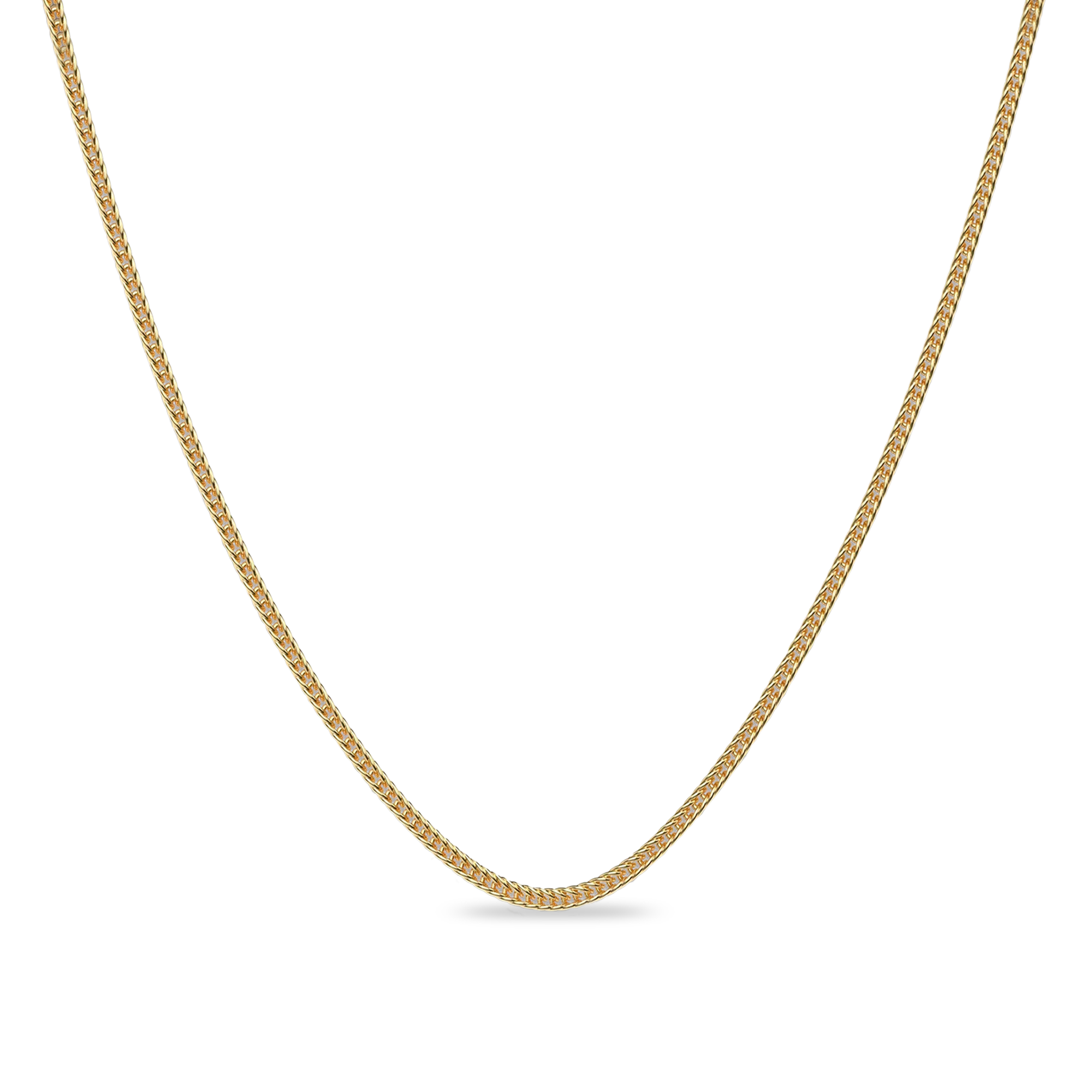 Foxtail Chain, 3mm - PASCAL#color_18k-yellow-gold-vermeil