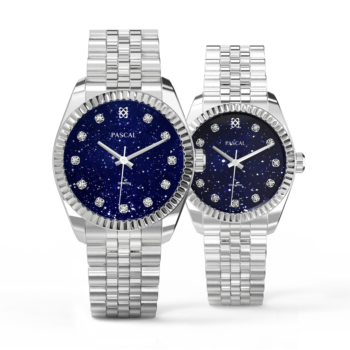 Timeless Classic Diamond Couple Watches