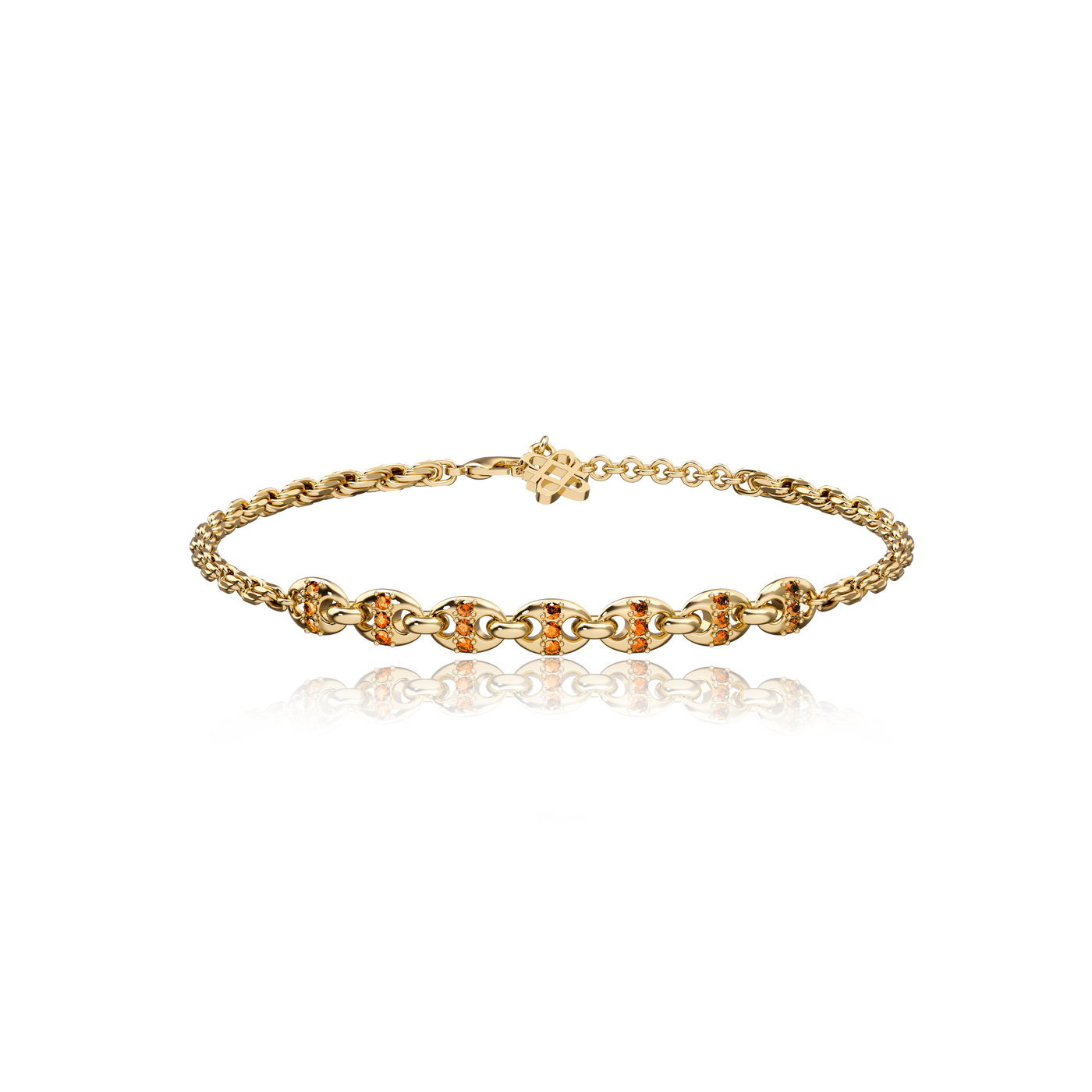 'Horsebit' Gemstone Bracelet