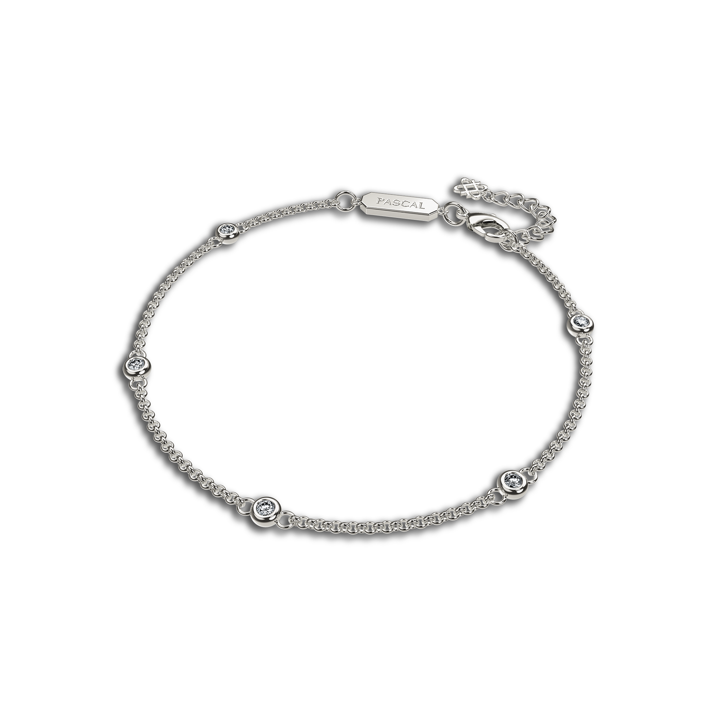 Classic Bezel Diamond Bracelet