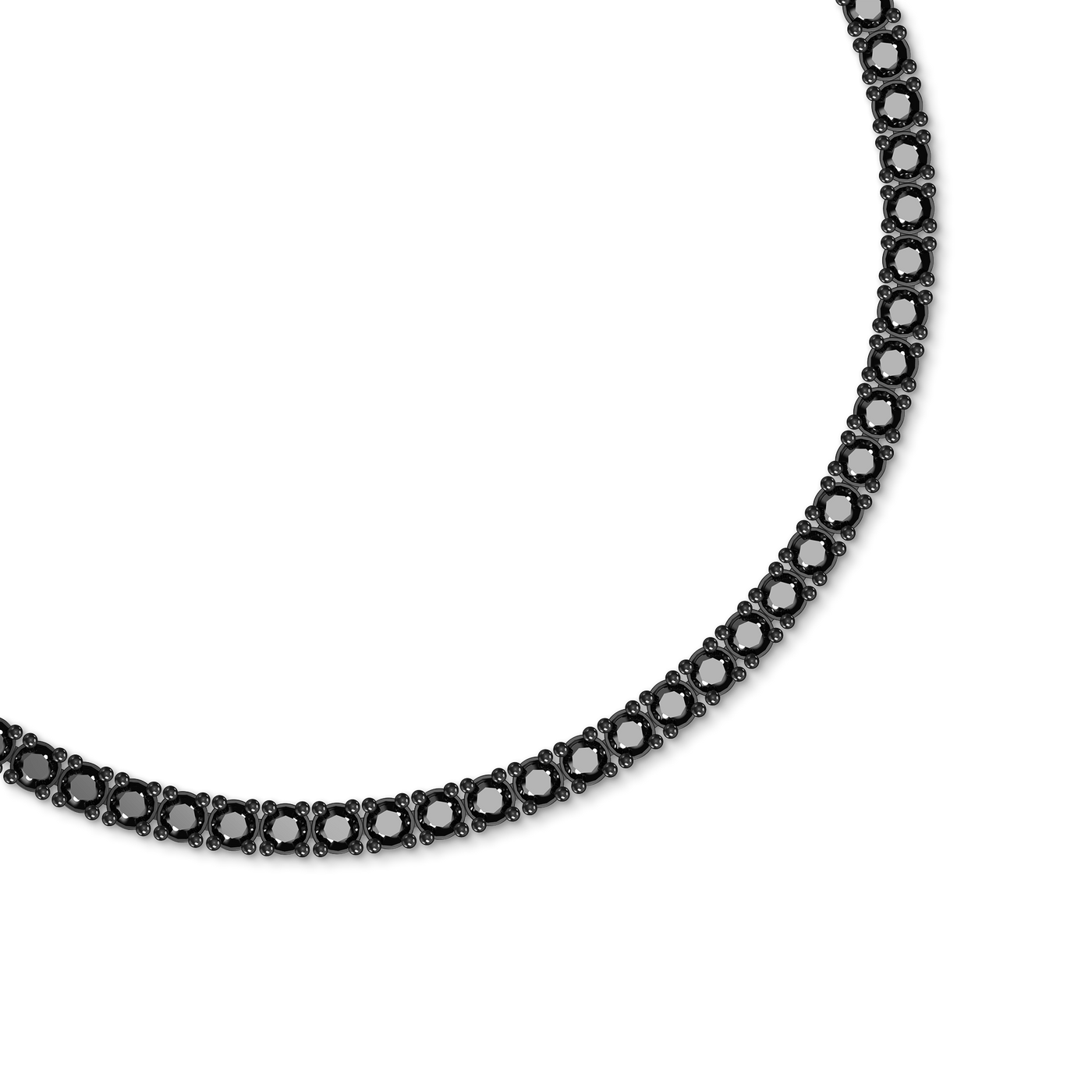 Klassisches Tennisarmband mit Diamanten, 2 mm