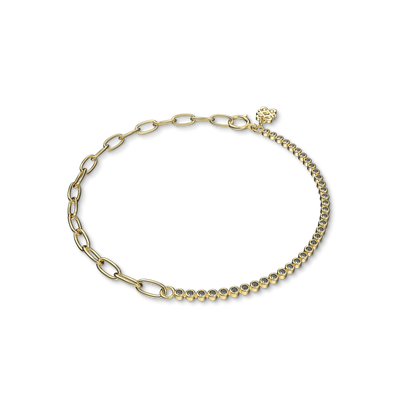 Bracelet chaîne tennis diamant Fusion
