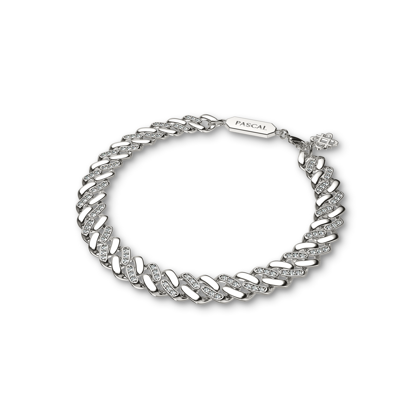 Classic Curb Chain Diamond Bracelet
