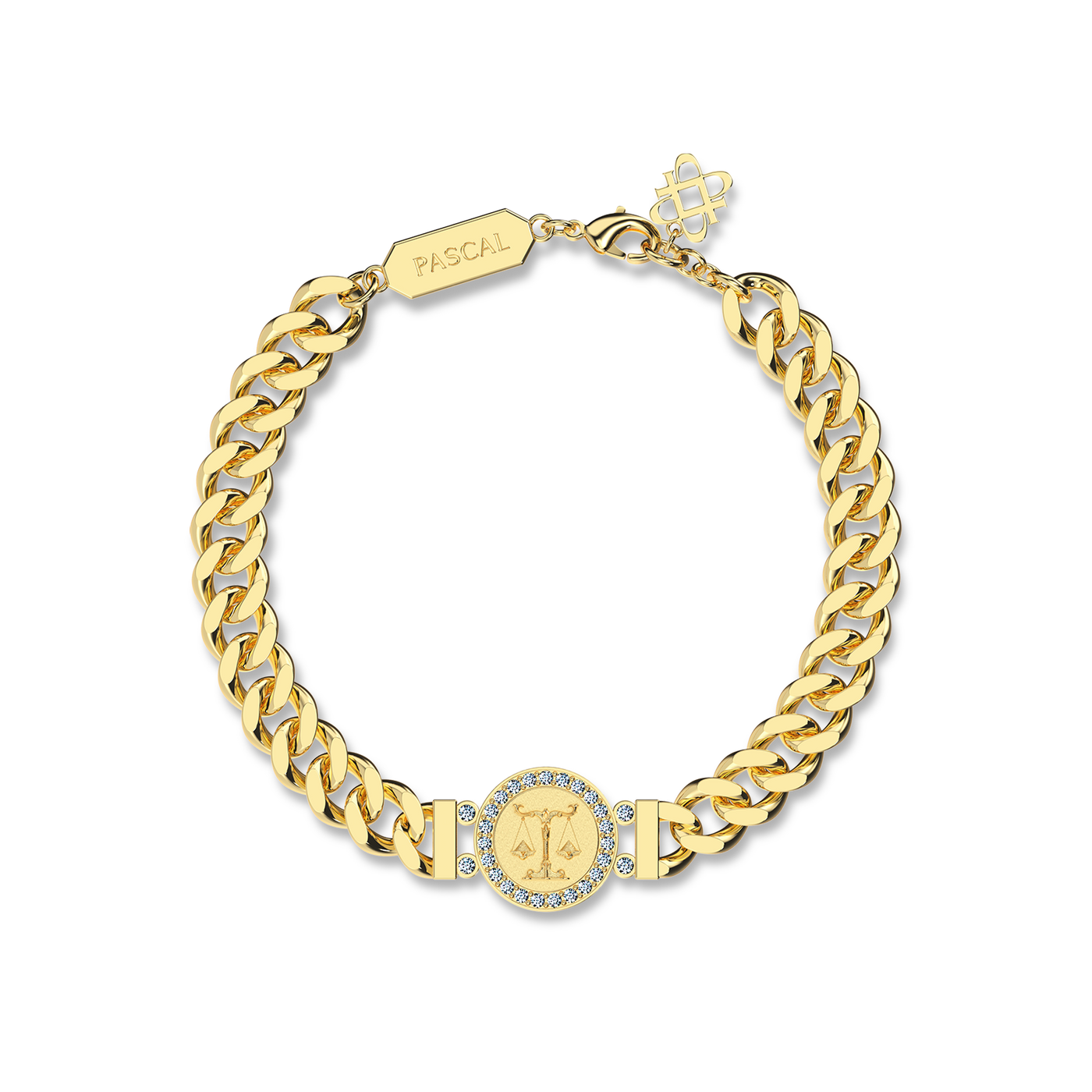 Helios Zodiac Diamond Bracelet