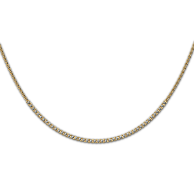 Fusion Diamond Tennis Chain Necklace