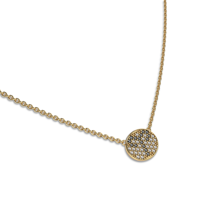 Mélange-Halskette mit Widder-Diamanten
