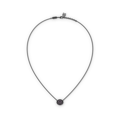 Mélange-Halskette mit Diamanten im Waage-Design